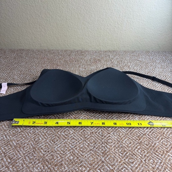 Victoria's Secret Pink Bra Womens Black Wireless Lightly Lined Bralette Top Sz M - Picture 7 of 8